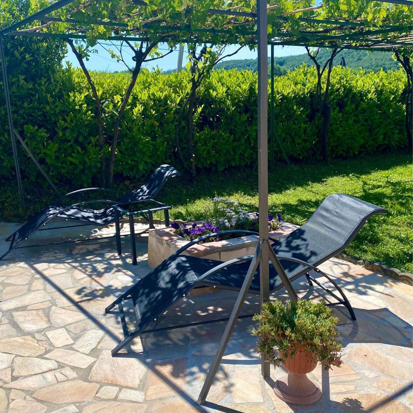 Casa Vacanze Podere San Giusto Volterra Bagian luar foto