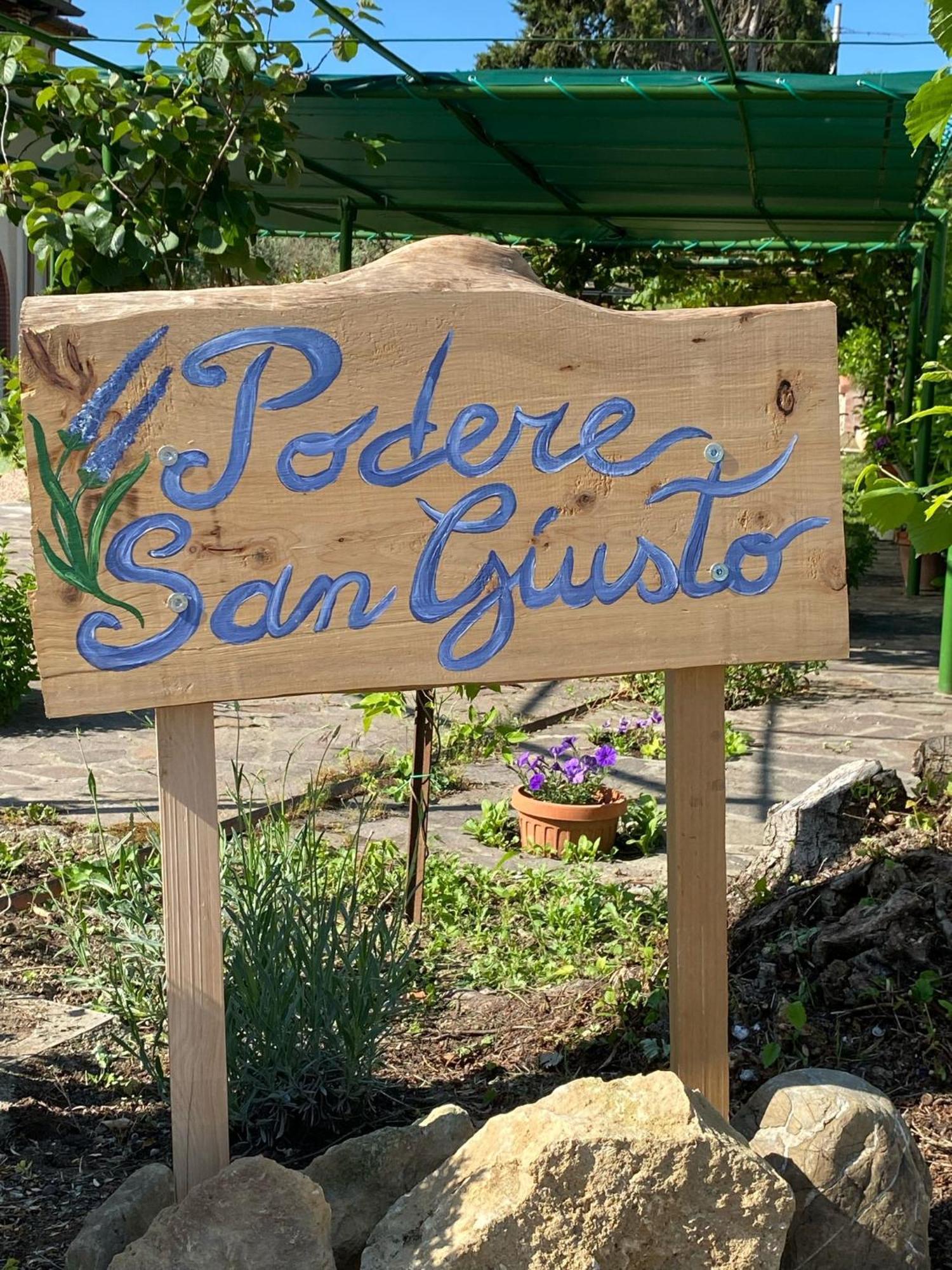 Casa Vacanze Podere San Giusto Volterra Bagian luar foto