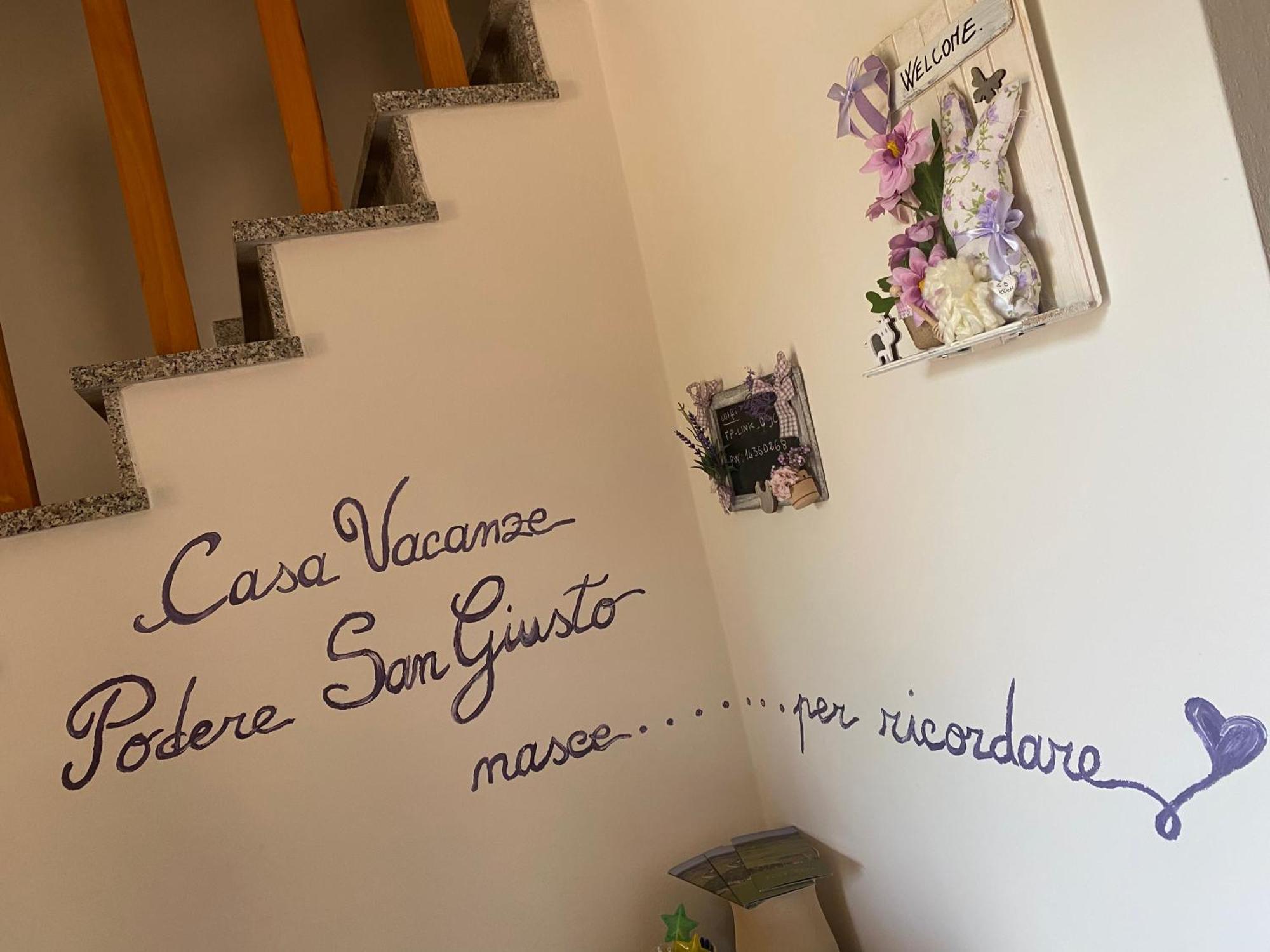 Casa Vacanze Podere San Giusto Volterra Bagian luar foto